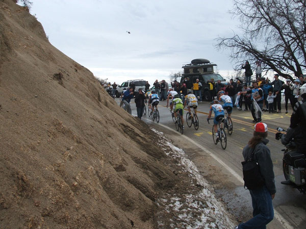 the break crests the top