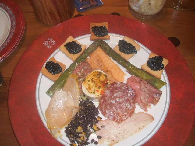 Rio de Janeiro - seafood buffet!