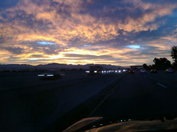 blazing dawn: the way my week started