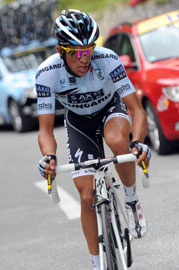 Alberto Contador animated the day, attacking constantly, and ultimately fell short to third