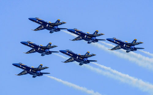 Blue Angels over San Francisco