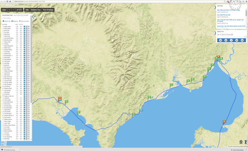 Iditarod - 3/14/16 at 10:00 AKST - please click to enbiggen